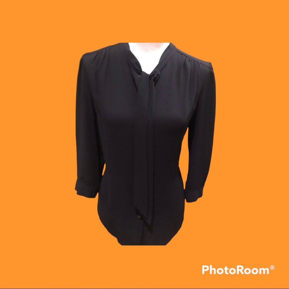ANN TAYLOR LOFT Tie Beck Blouse